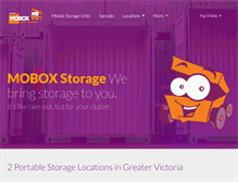 Tablet Screenshot of moboxstorage.com